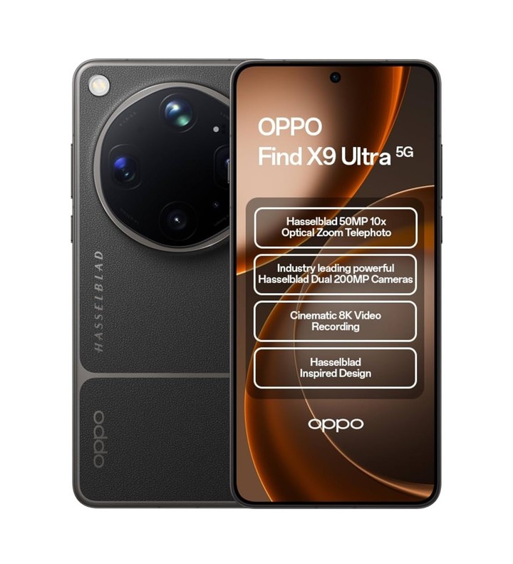 OPPO Find X9 Ultra. Doble sensor Hasselblad de 200MP, 8K y 7050 mAh. Desde $3.000.000