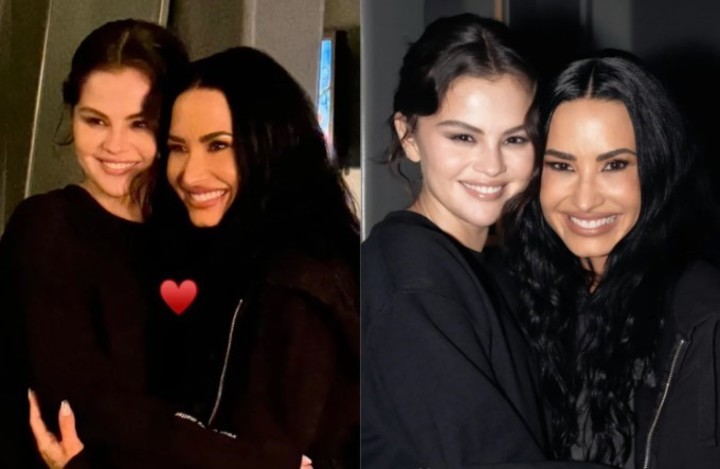 Selena Gomez de visita en el show de Demi Lovato en Orlando. Foto: IG @selenagomez