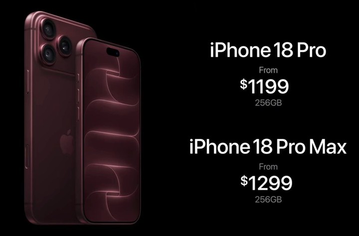 Los precios de los nuevos iPhone en Estados Unidos. (Foto: Apple)