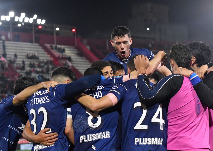El festejo de Gimnasia.
